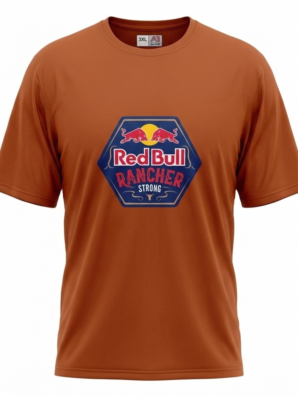 A4 Men's Red Bull Rancher Strong Performance T-Shirt - Size‎ 3XL